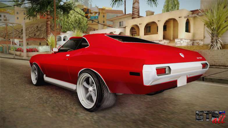 Ford Gran Torino 1972 v1 для GTA San Andreas - вид сзади