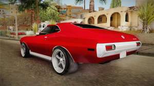 Ford Gran Torino 1972 v1 для GTA San Andreas - вид сзади