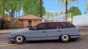 BMW M5 E34 Touring Slammed 1995 для GTA San Andreas - вид сбоку