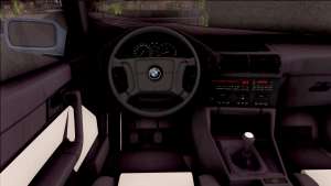 BMW M5 E34 Touring Slammed 1995 для GTA San Andreas - салон