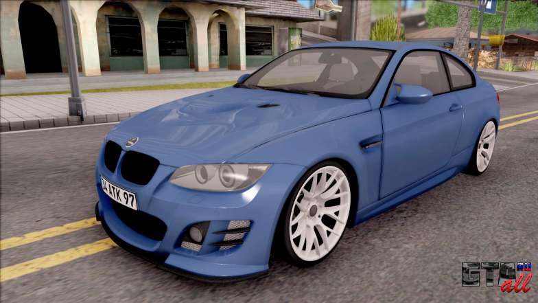 BMW M3 E92 Hamann Tuning для GTA San Andreas - вид спереди