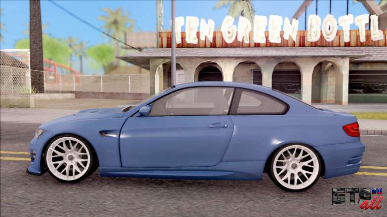 BMW M3 E92 Hamann Tuning для GTA San Andreas - вид сбоку