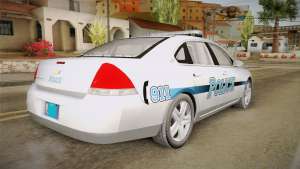 Chevrolet Impala 2011 Police для GTA San Andreas - вид сзади