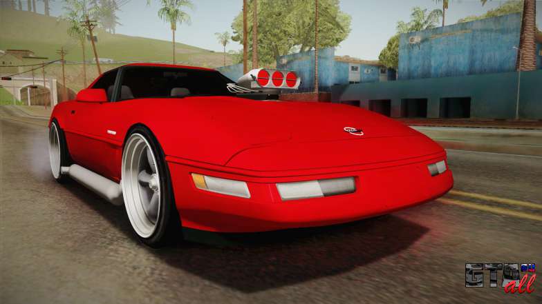 Chevrolet Corvette C4 1994 для GTA San Andreas - вид спереди