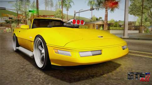 Chevrolet Corvette C4 Cabrio 1996 для GTA San Andreas - вид спереди