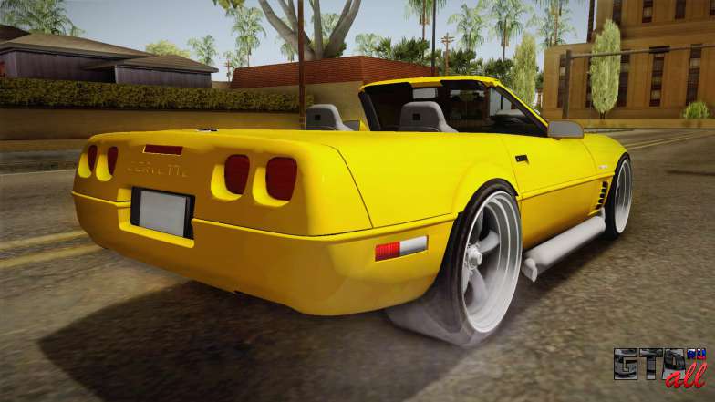 Chevrolet Corvette C4 Cabrio 1996 для GTA San Andreas - вид сзади