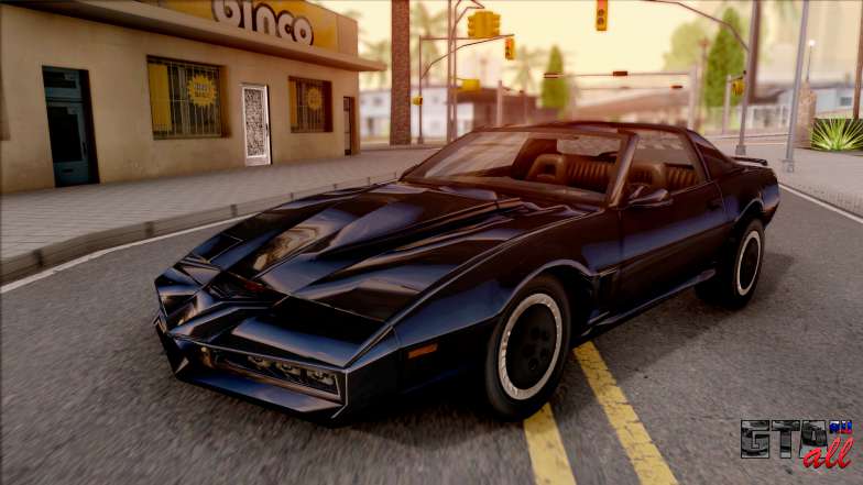 Knight Rider KITT 2000 для GTA San Andreas - вид спереди