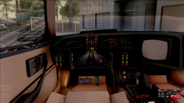 Knight Rider KITT 2000 для GTA San Andreas - салон