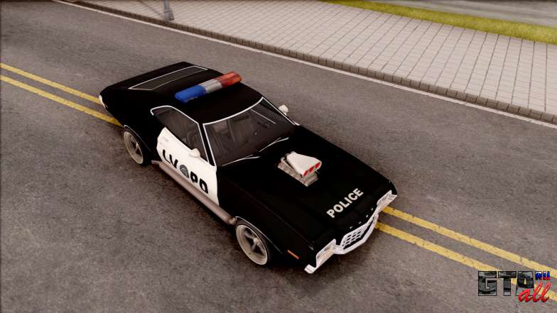 Ford Gran Torino Police LVPD 1972 v4 для GTA San Andreas - общий вид