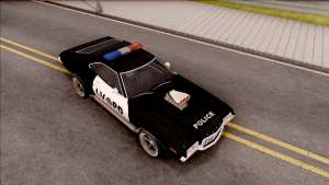 Ford Gran Torino Police LVPD 1972 v4 для GTA San Andreas - общий вид