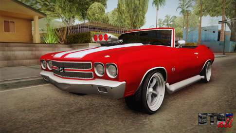 Chevrolet Chevelle SS Cabrio 1970 для GTA San Andreas - вид спереди