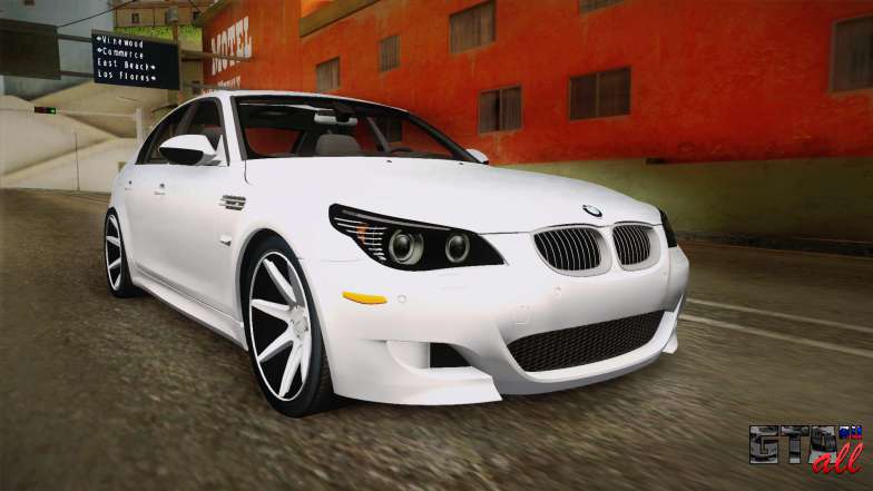 BMW M5 E60 для GTA San Andreas - вид спереди