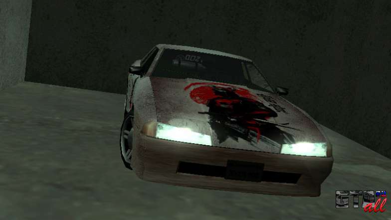 New Elegy Paintjob Samurai для GTA San Andreas - фары