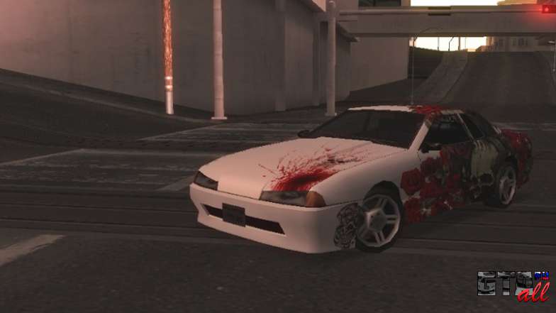 New Elegy Paintjob для GTA San Andreas - вид спереди