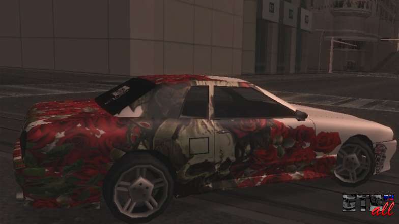 New Elegy Paintjob для GTA San Andreas - вид сбоку