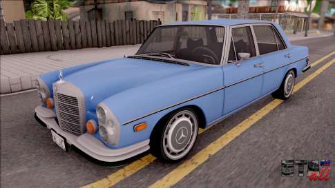 Mercedes-Benz 300SEL 6.3 для GTA San Andreas - вид спереди