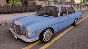 Mercedes-Benz 300SEL 6.3 для GTA San Andreas - вид спереди