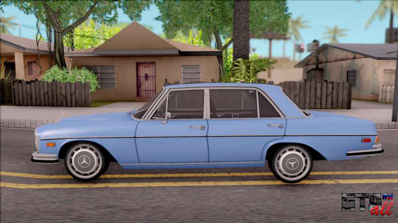 Mercedes-Benz 300SEL 6.3 для GTA San Andreas - вид сбоку