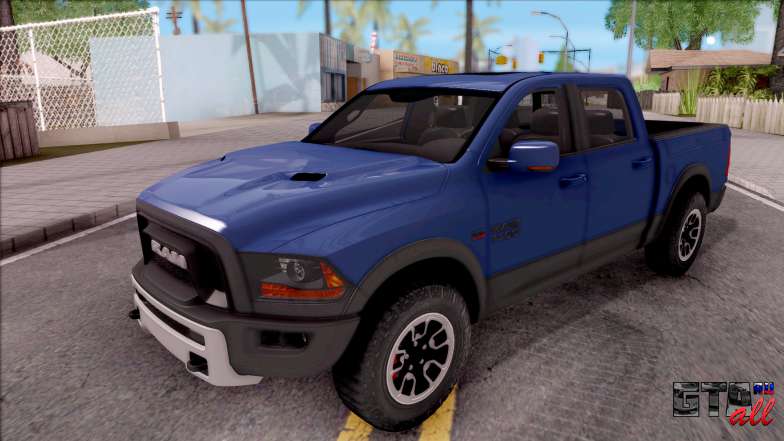 Dodge Ram Rebel 2017 для GTA San Andreas - вид спереди