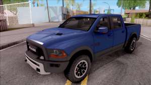 Dodge Ram Rebel 2017 для GTA San Andreas - вид спереди