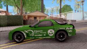 Mazda RX-7 NFS Undercover v2 для GTA San Andreas - вид сбоку