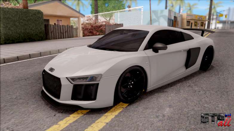 Audi R8 V10 Vorsteiner 2017 для GTA San Andreas - вид спереди