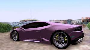 Lamborghini Huracan LP 610-4 SA Plates для GTA San Andreas - вид сбоку