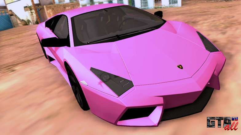 Lamborghini Reventon SA Plates для GTA San Andreas - вид спереди