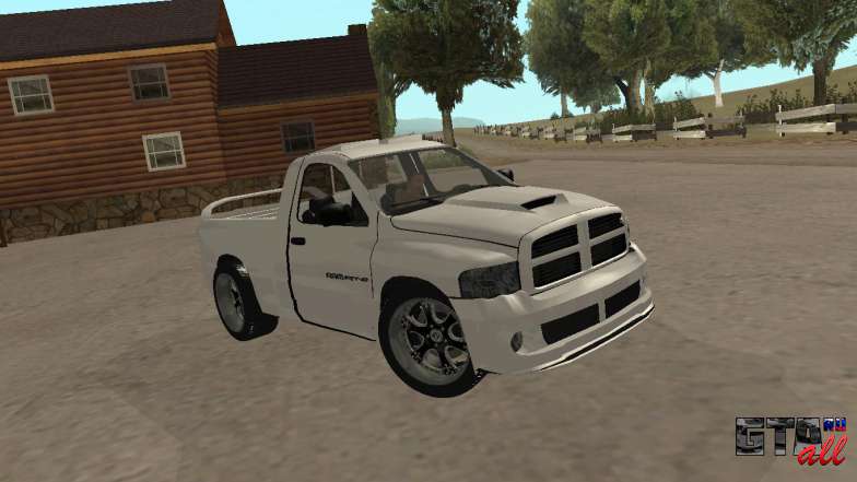 Dodge RAM SRT-10 для GTA San Andreas - вид спереди