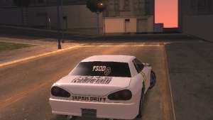 New Elegy PaintJob JDM для GTA San Andreas - вид сзади