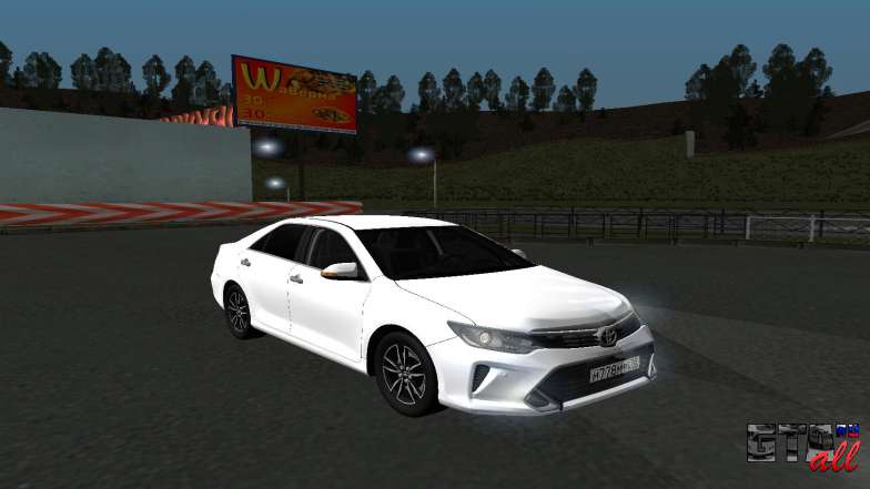 Toyota Camry для GTA San Andreas - вид спереди