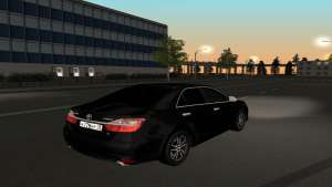 Toyota Camry для GTA San Andreas - вид сзади