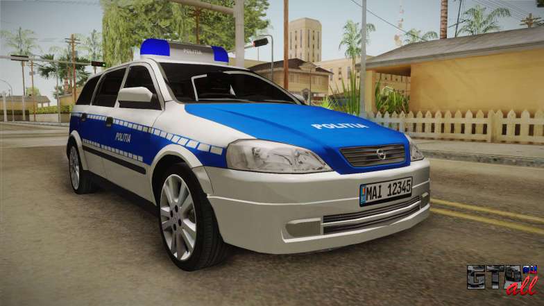 Opel Astra G Politia Romana для GTA San Andreas - вид спереди