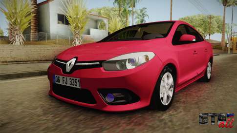 Renault Fluence Touch для GTA San Andreas - вид спереди