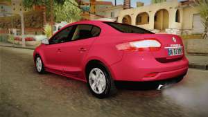 Renault Fluence Touch для GTA San Andreas - вид сзади