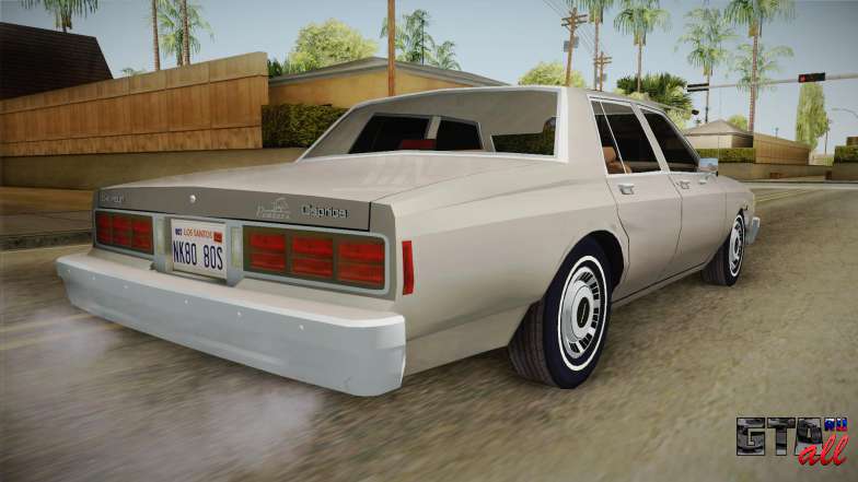 Chevrolet Caprice 1986 для GTA San Andreas - вид сзади