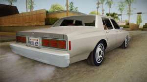 Chevrolet Caprice 1986 для GTA San Andreas - вид сзади