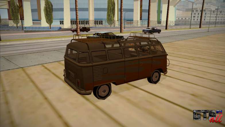 Volkswagen Samba BUS 1959 для GTA San Andreas - вид сбоку