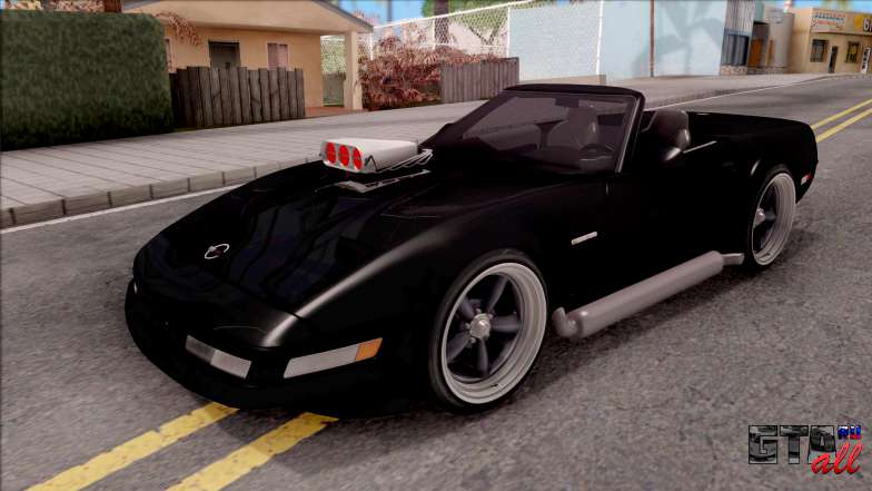 Chevrolet Corvette C4 1996 Cabrio для GTA San Andreas - вид спереди