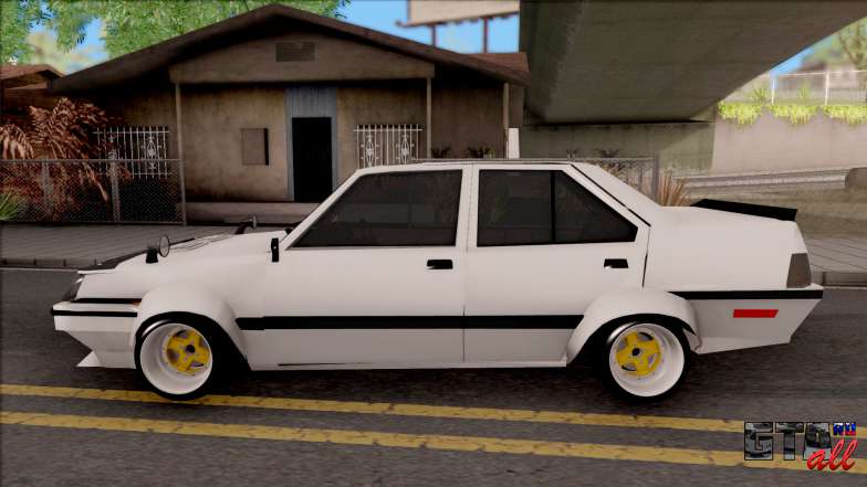 Proton Saga 1985 Widebody ver. для GTA San Andreas - вид сбоку