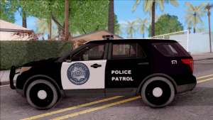 Ford Explorer Police San Andreas Patrol для GTA San Andreas - вид сбоку