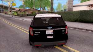 Ford Explorer Police San Andreas Patrol для GTA San Andreas - вид сзади