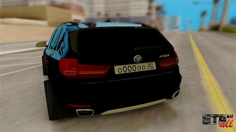 BMW X5 для GTA San Andreas - вид сзади