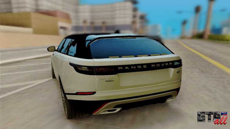 Range Rover Velar 2017 для GTA San Andreas - вид сзади