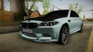 BMW M5 F10 Hamann для GTA San Andreas - вид спереди