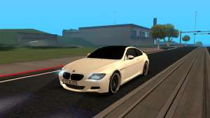 BMW M6 E63 Armenian для GTA San Andreas - вид спереди