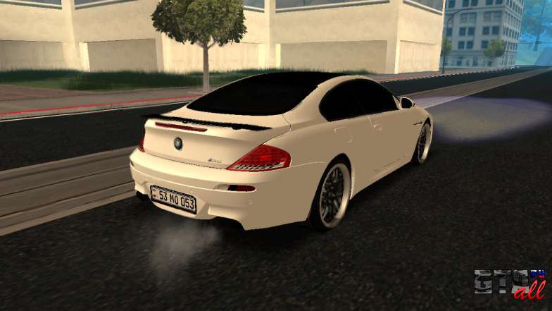 BMW M6 E63 Armenian ля GTA San Andreas - вид сзади