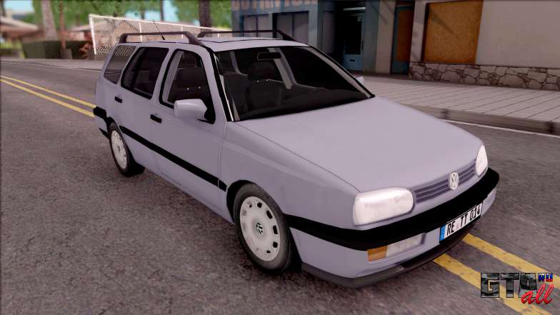 Volkswagen Golf Mk3 Variant для GTA San Andreas - вид спереди