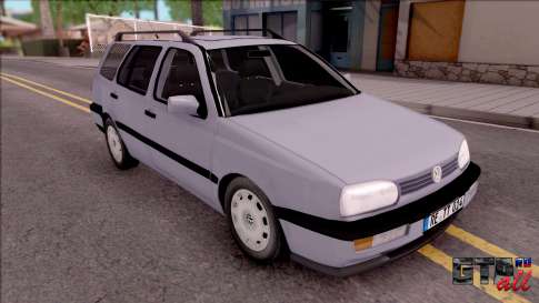 Volkswagen Golf Mk3 Variant для GTA San Andreas - вид спереди