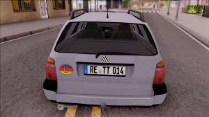 Volkswagen Golf Mk3 Variant для GTA San Andreas - вид сзади